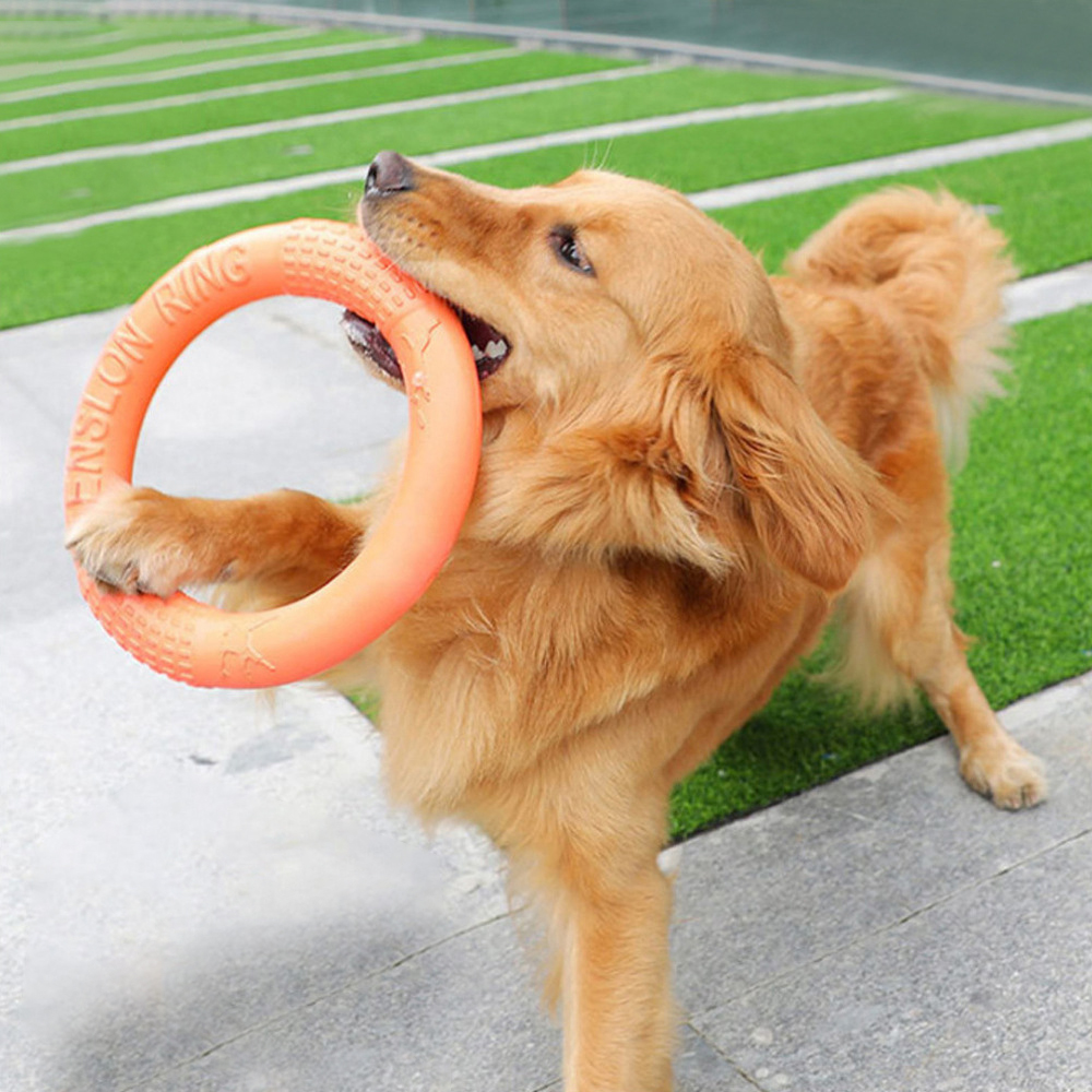 1pc Orange Dog Toys Pet Flying - огляд і ціна Indestructible Dog Chew Toy