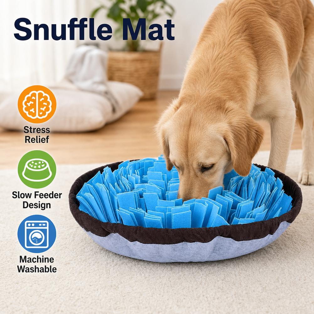 Dog Snuffle Mat Interactive Fe - огляд і ціна Dog Puzzle Feeder Toy