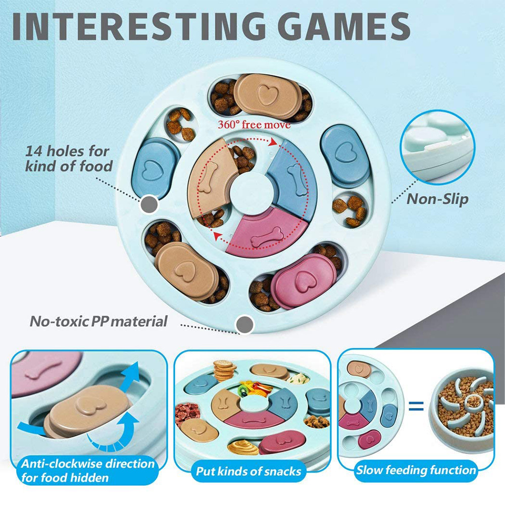 Dog Puzzle Toys Slow Feeder In - огляд і ціна Dog Puzzle Feeder Toy